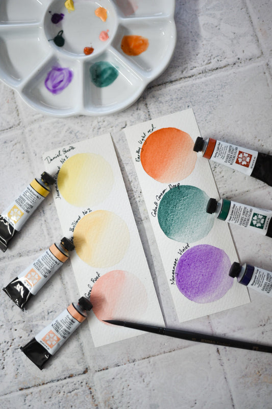 My First Look at the 6 New Daniel Smith Colours