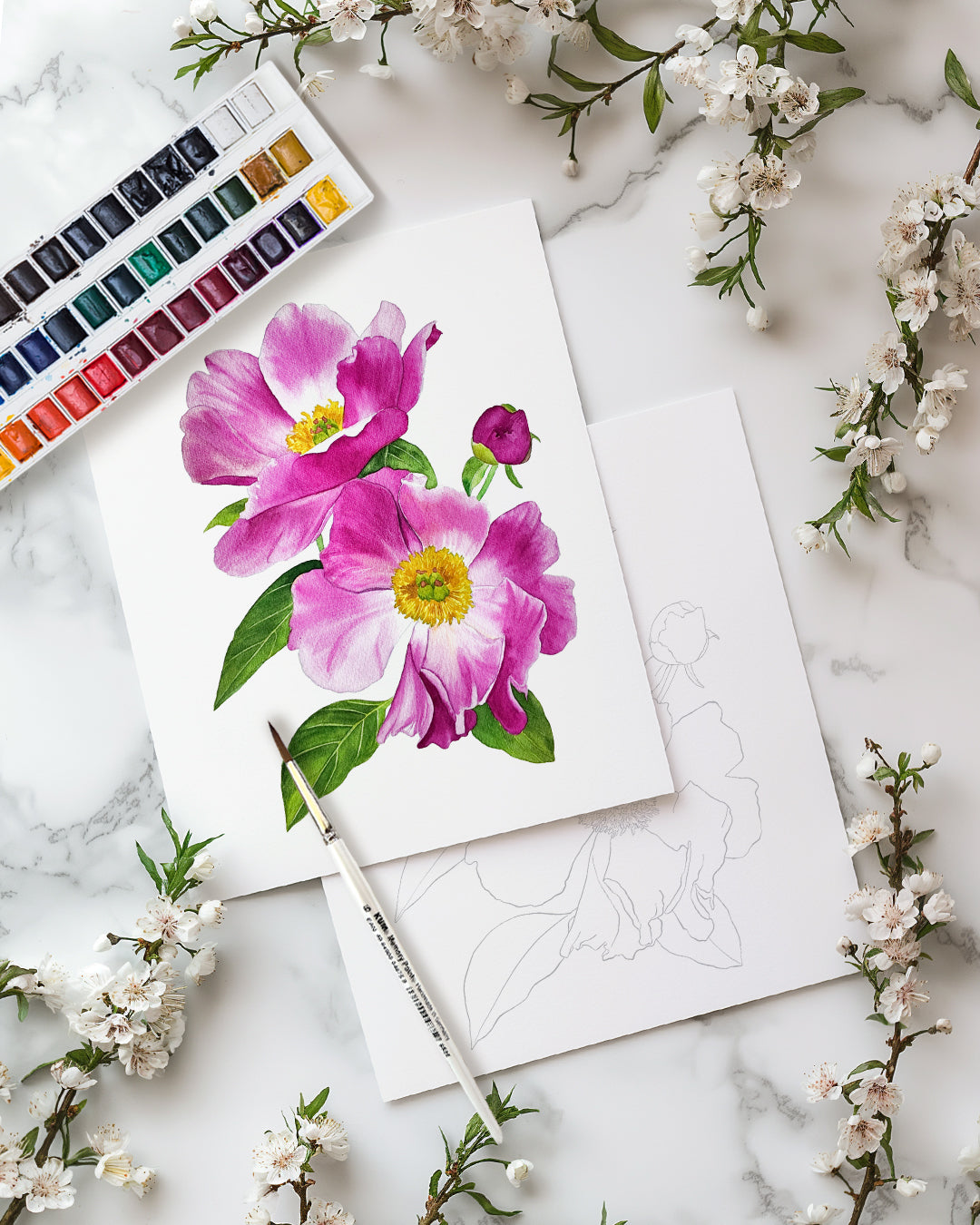 Project pack - Peony in Bloom 3
