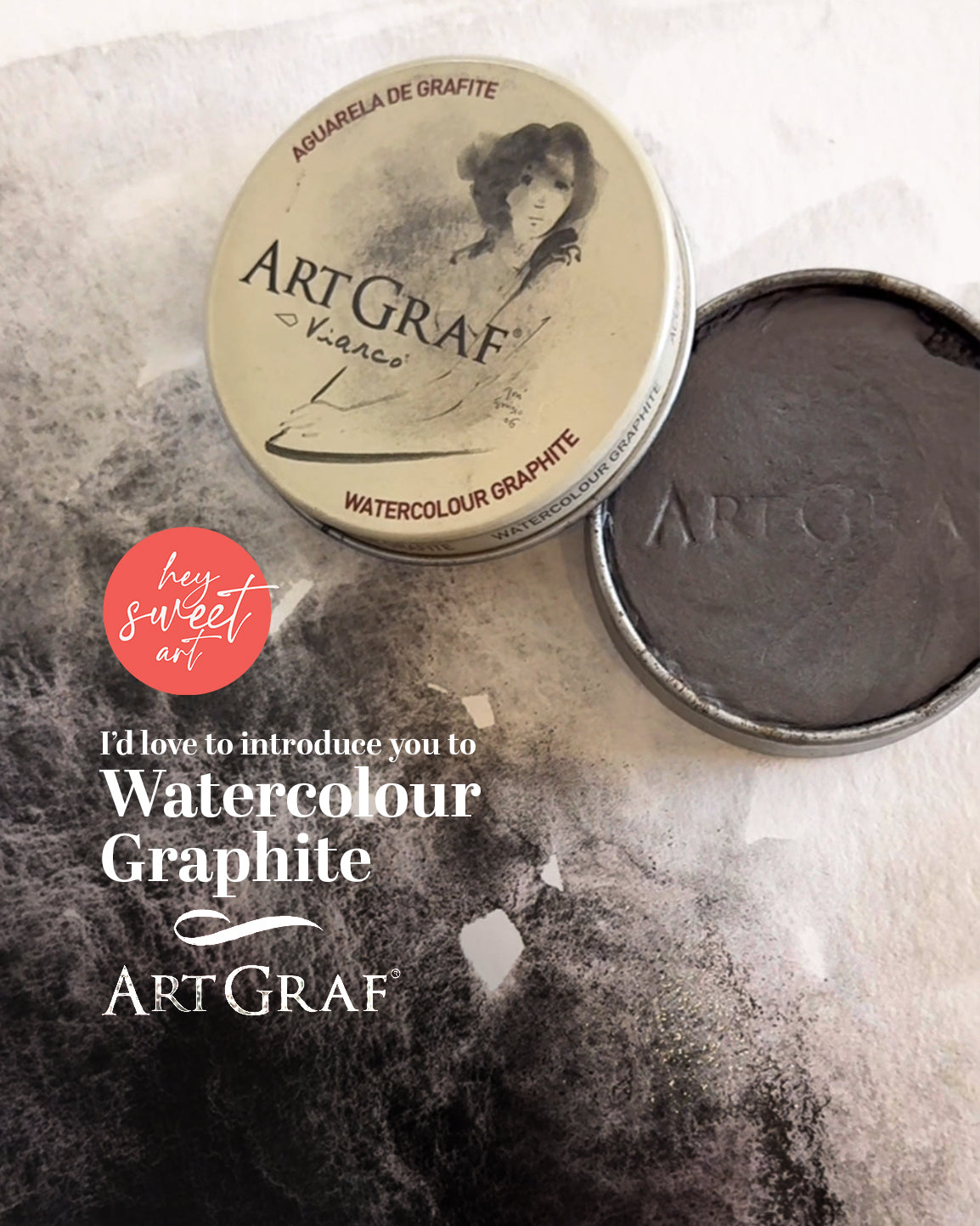 ArtGraf Workshop Saturday, 13 June 2026 - 3 hour foundation workshop in watercolour graphite