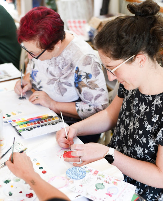 Festive Christmas Tag Watercolour Workshop (Beginner-Friendly)