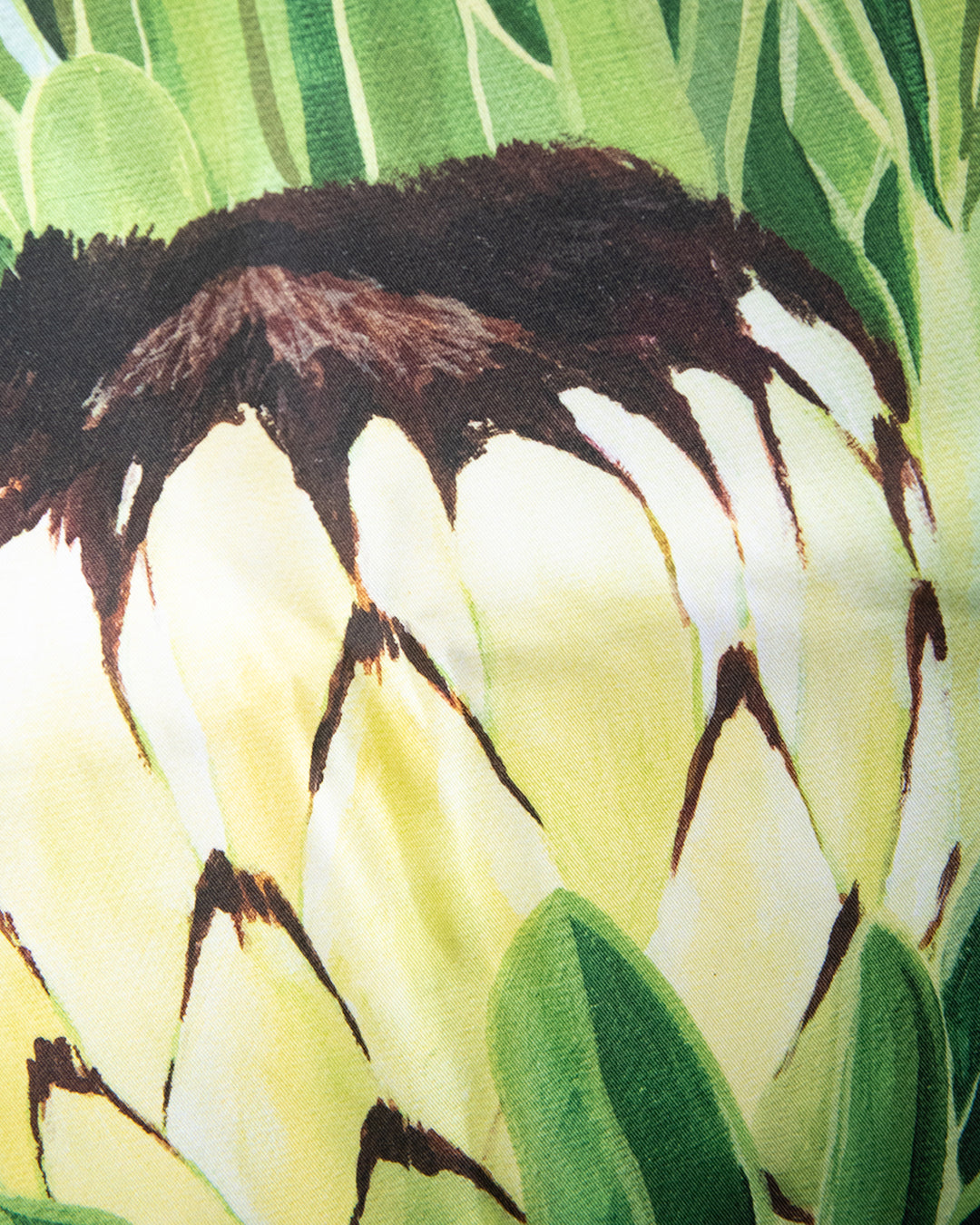Green Protea Tea Towel