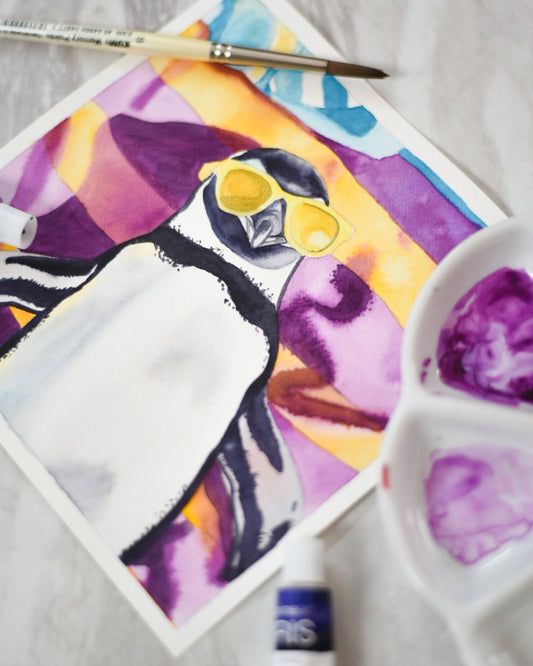 Digital Workshop: Watercolour Penguin - SANCCOB Series