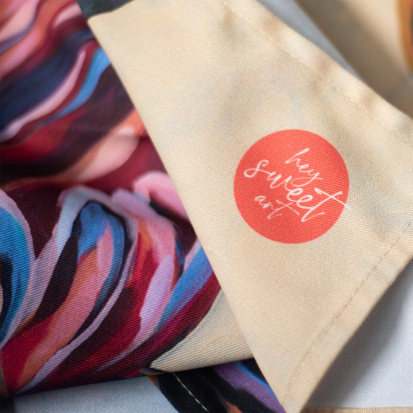"Trinity, Crowned in Stillness" Protea Tea Towel