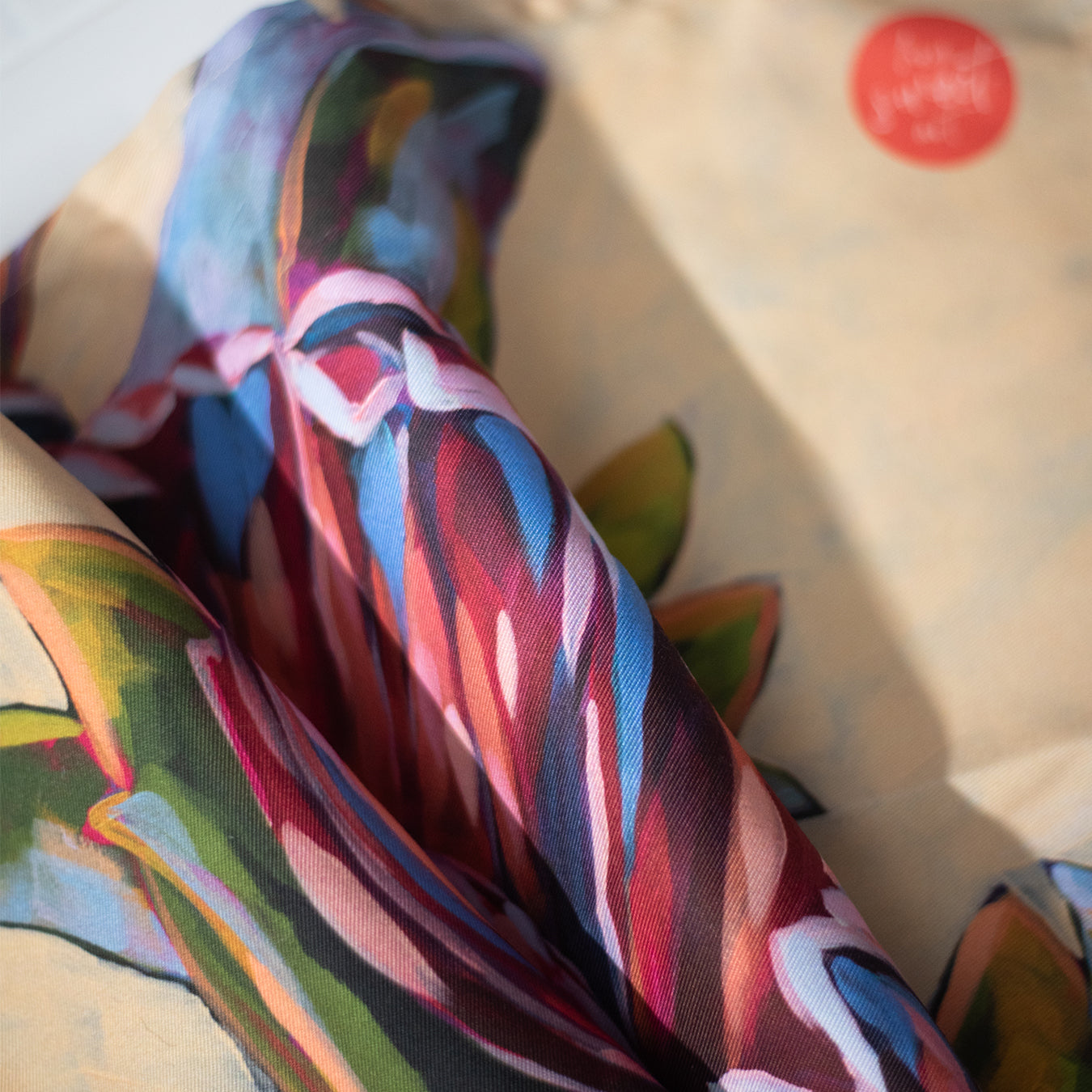 "Trinity, Crowned in Stillness" Protea Tea Towel